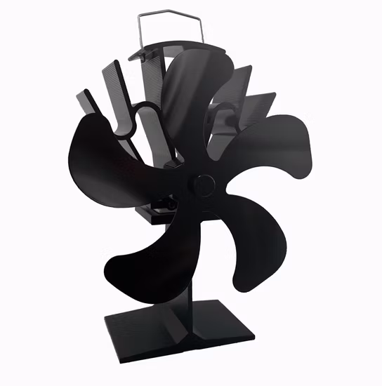 Heat Powered Wood Burning Highly Efficient Hot Air Circulation Fireplace Stove Fan