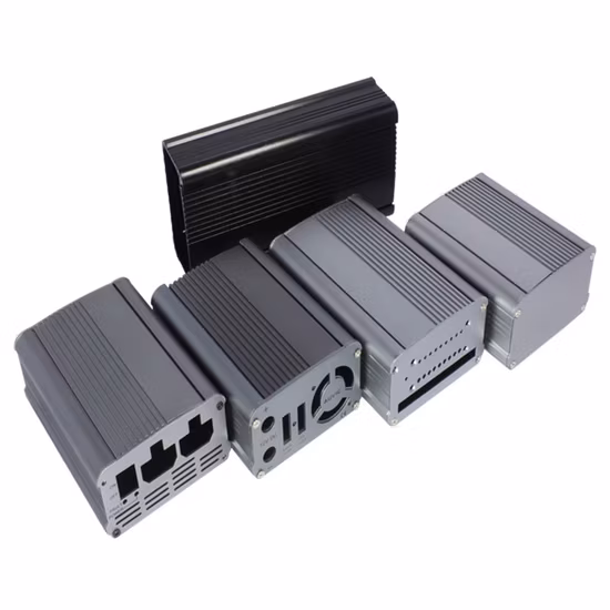 Anodized Aluminum Extrusion Enclosure Junction Box for Electrical Distribution Box