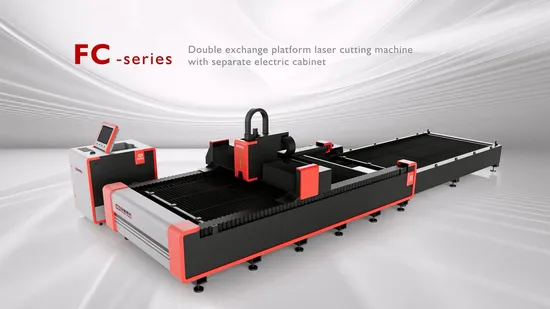 Corte de chapa de metal CNC com máquina de corte a laser de fibra de gabinete elétrico separado para placas